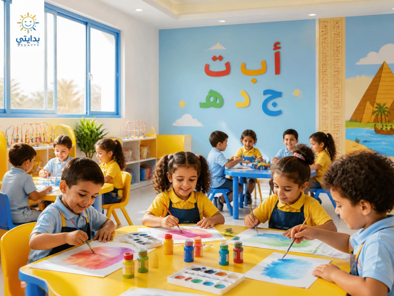 Happy children at Nur Nursery